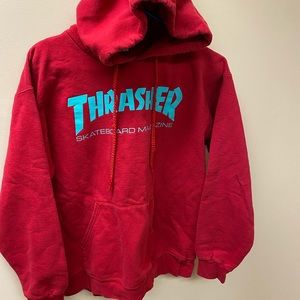 Red Thrasher hoodie